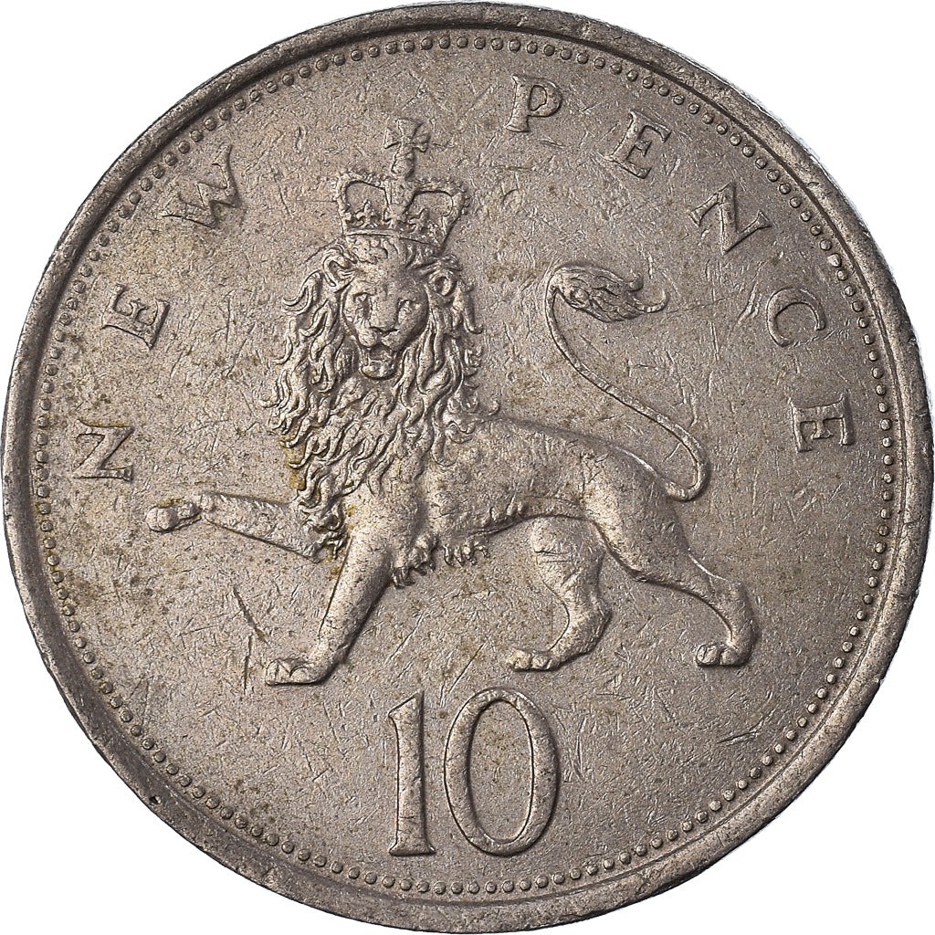 Coin, Great Britain, 10 New Pence, 1980