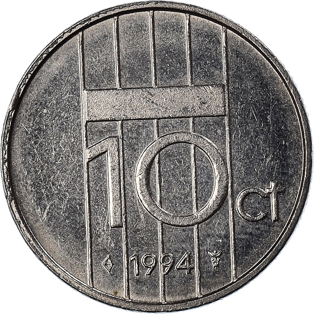 Moneda, Países Bajos, 10 Cents, 1994