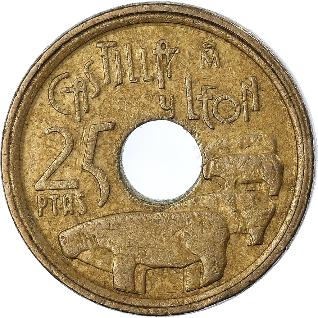 Monnaie, Espagne, 25 Pesetas, 1995