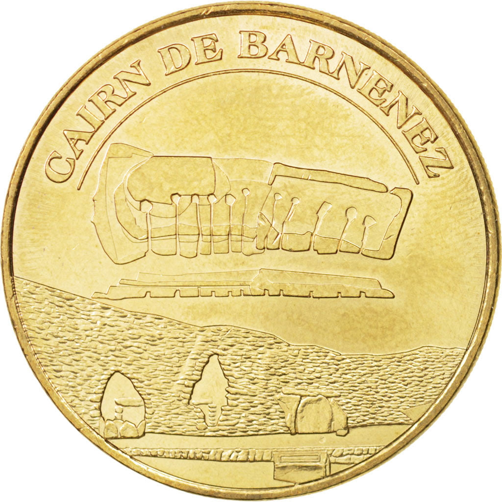 France, Jeton, Jeton Touristique, 29/ Cairn de Barnenez, Arts & Culture, 2012