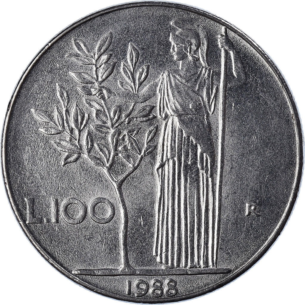 Moneta, Włochy, 100 Lire, 1988