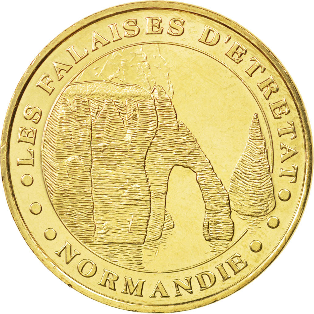 Francia, Token, Jetón turístico, 76/ Falaises d'Etretat, Arts & Culture, 2014