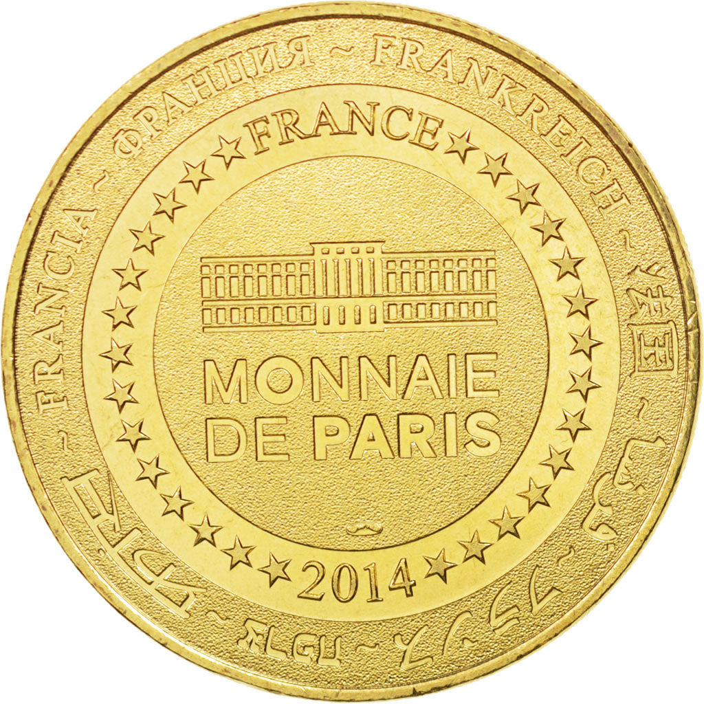 Francia, Token, Jetón turístico, 76/ Falaises d'Etretat, Arts & Culture, 2014