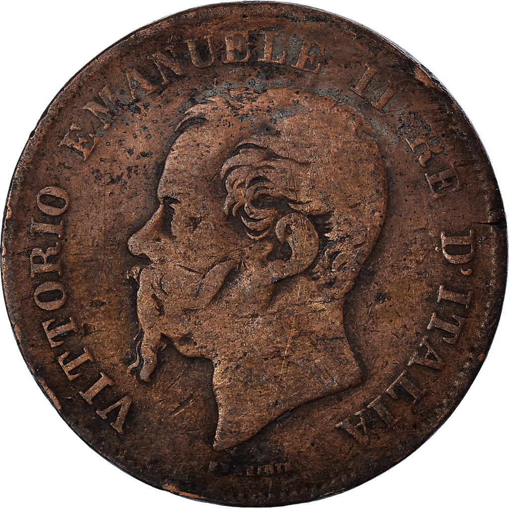 Moneda, Italia, 5 Centesimi, 1867