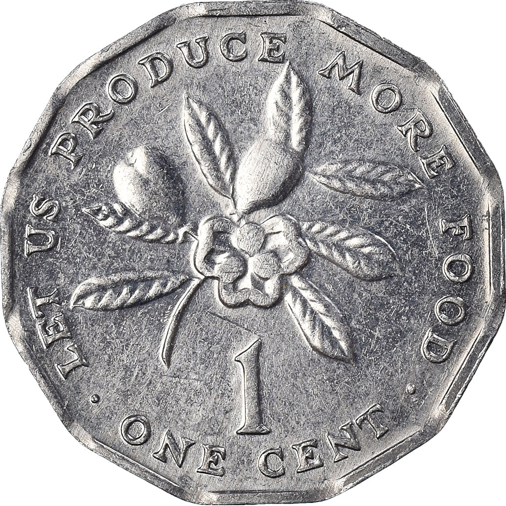 Moneda, Jamaica, Cent, 1990