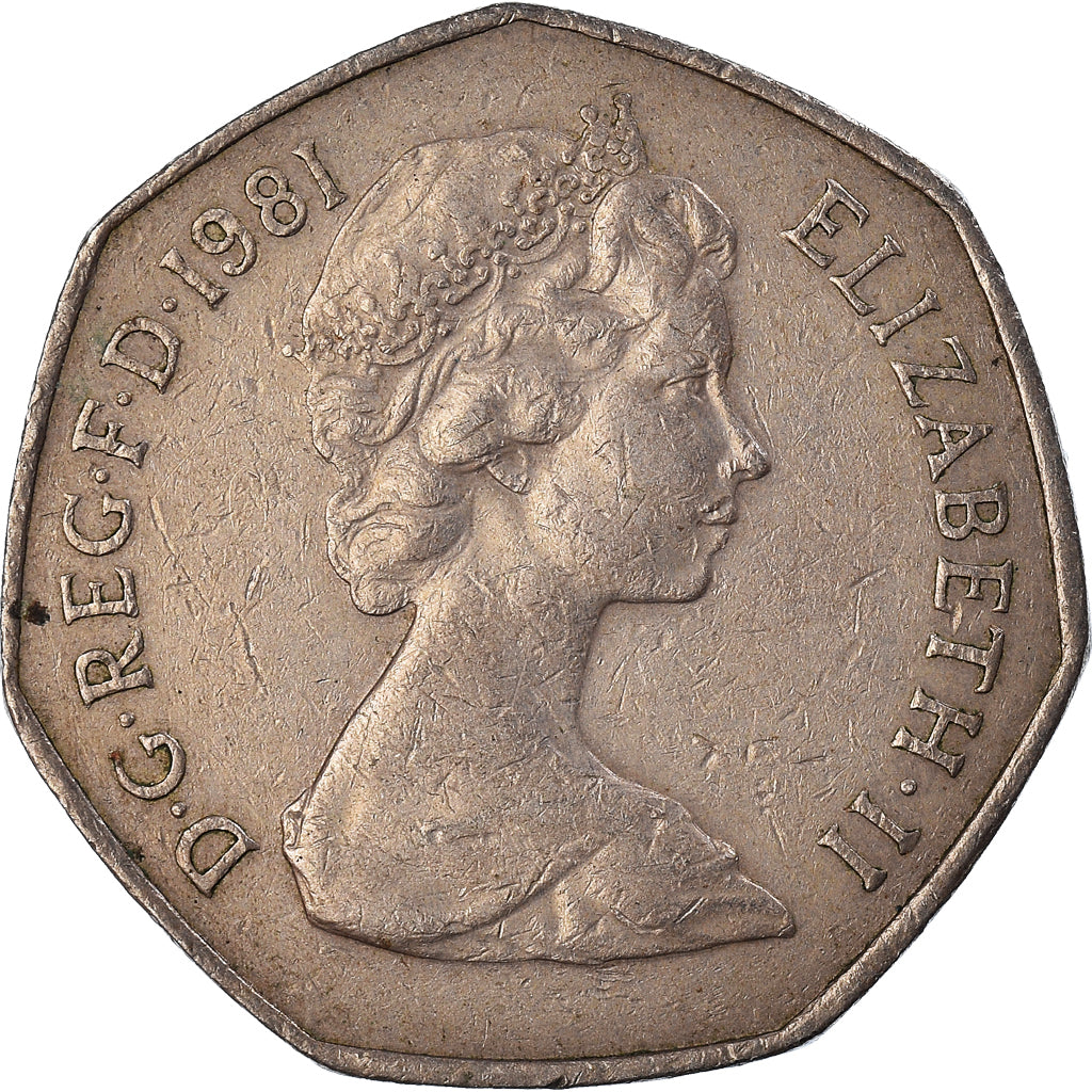 Moneta, Gran Bretagna, 50 New Pence, 1981