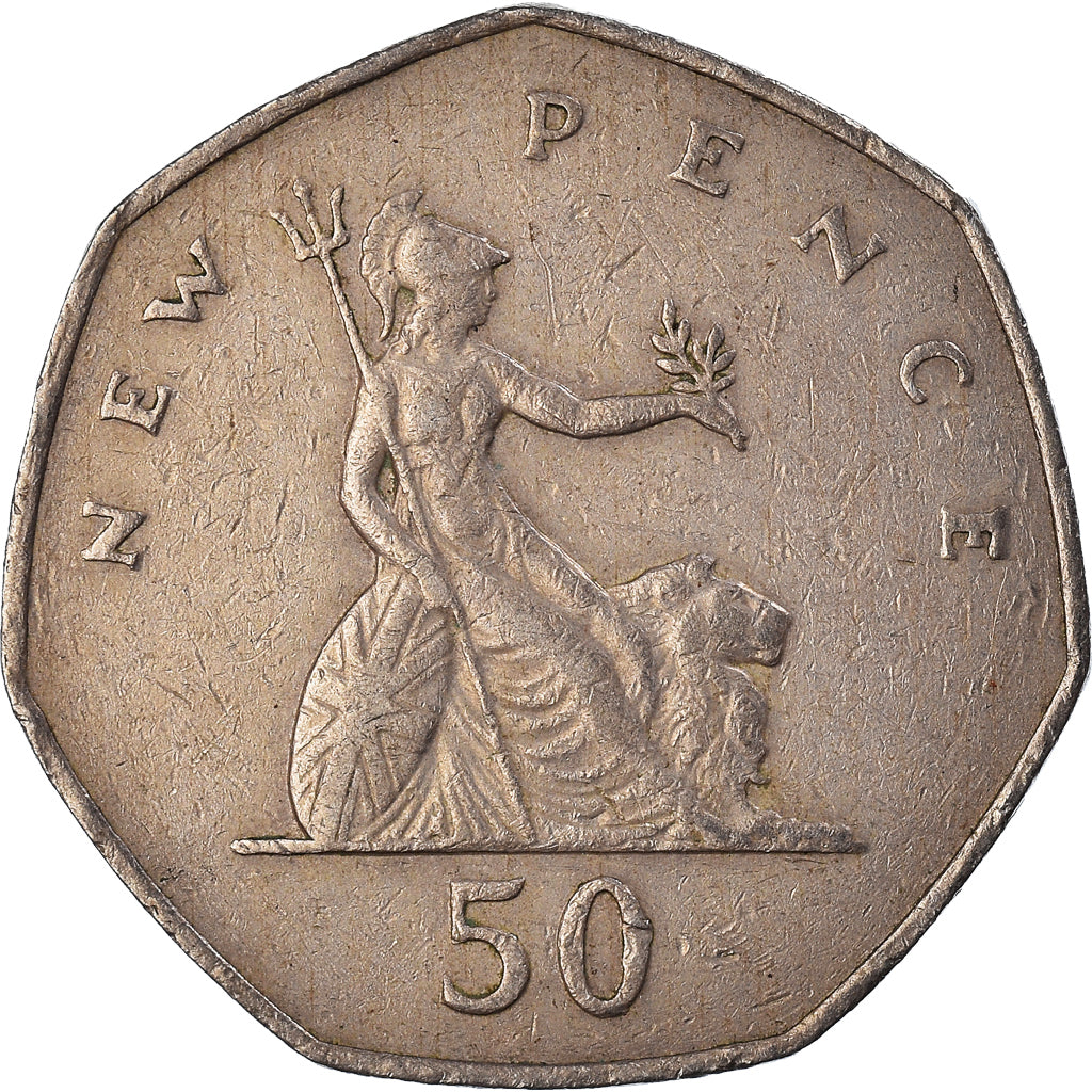 Moneta, Gran Bretagna, 50 New Pence, 1981