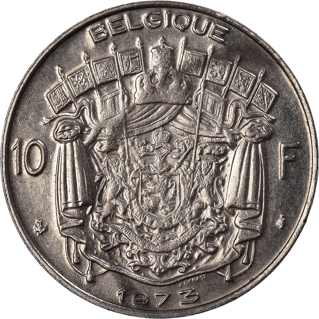 Moneta, Belgia, 10 Francs, 10 Frank, 1973