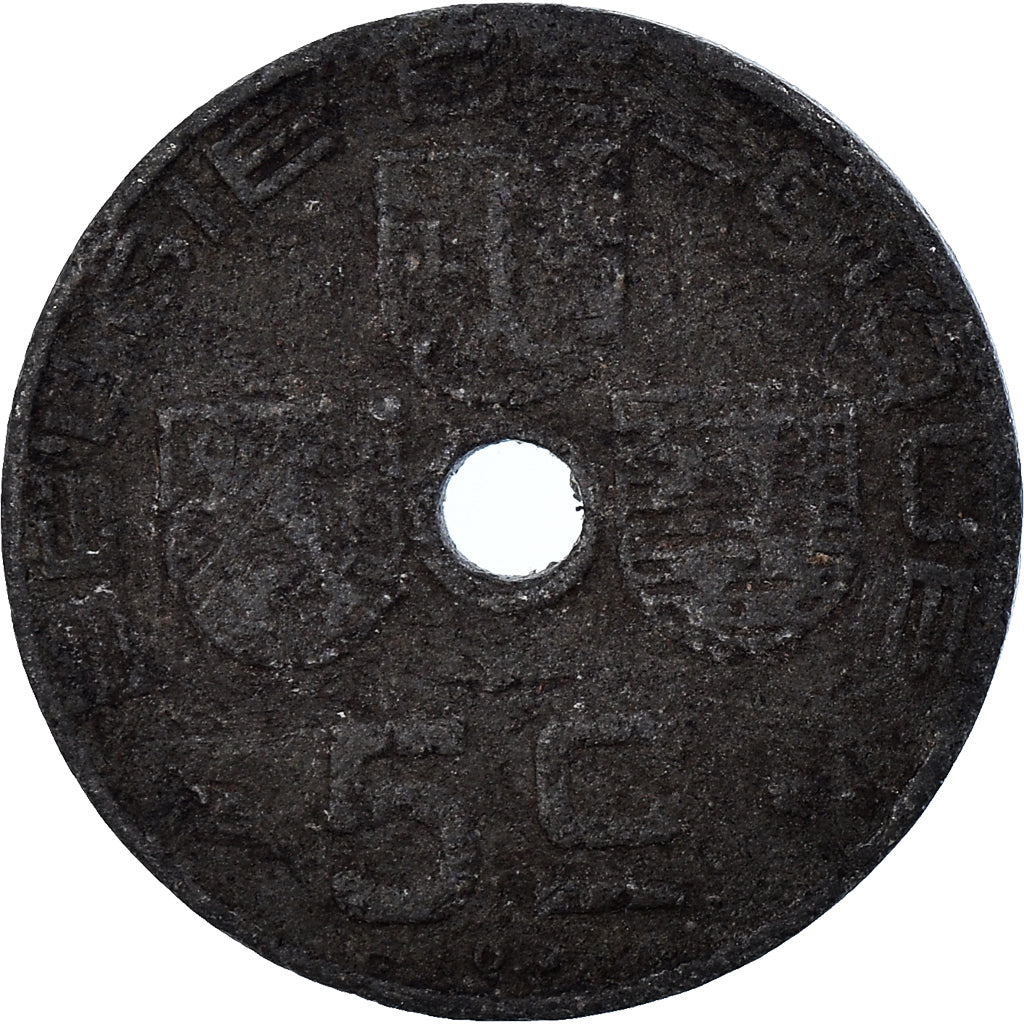 Monnaie, Belgique, 5 Centimes, 1942