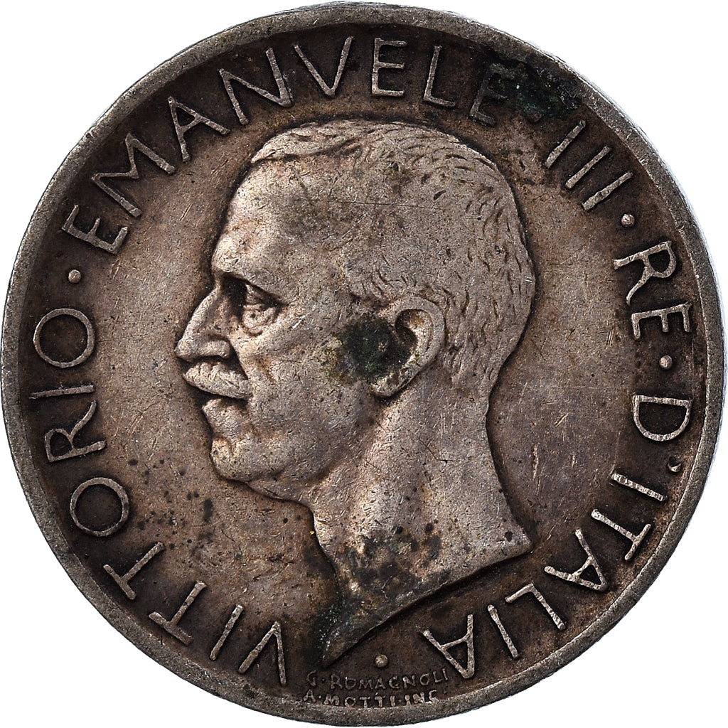 Coin, Italy, 5 Lire, 1929
