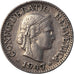 Moeda, Suíça, 10 Rappen, 1947