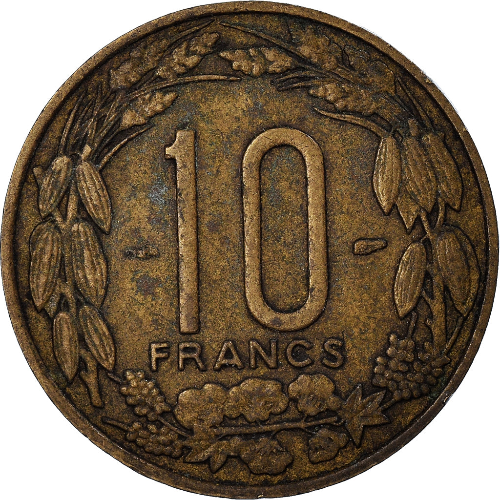 Coin, Cameroon, 10 Francs, 1958