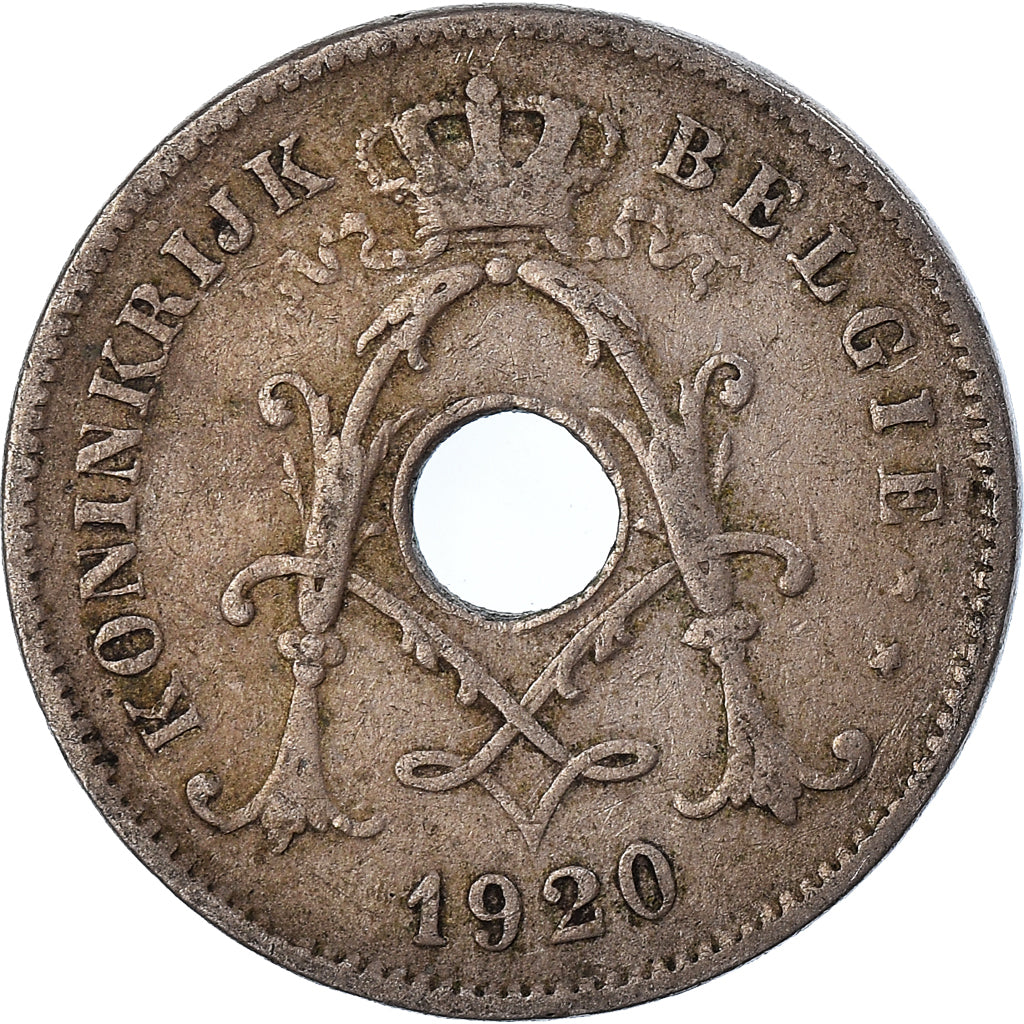 Moneda, Bélgica, 10 Centimes, 1920