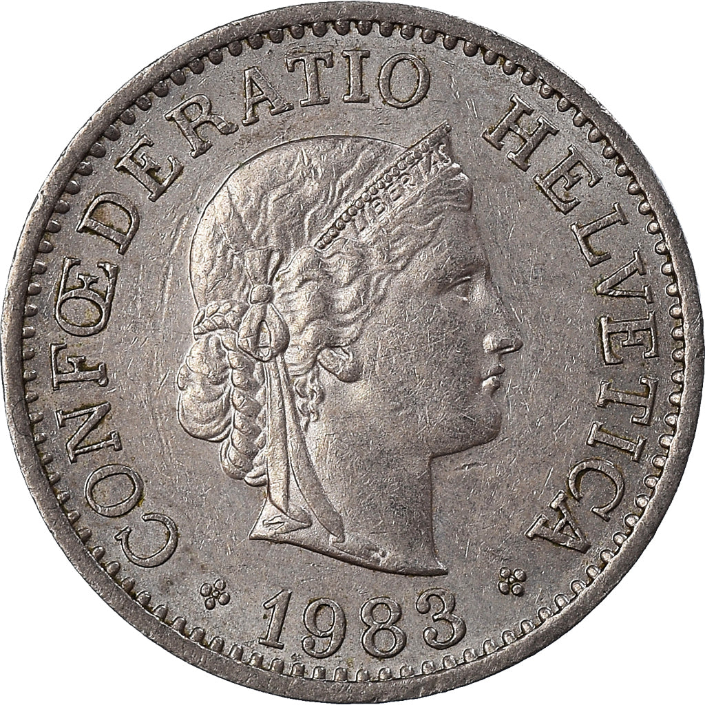 Coin, Switzerland, 10 Rappen, 1983