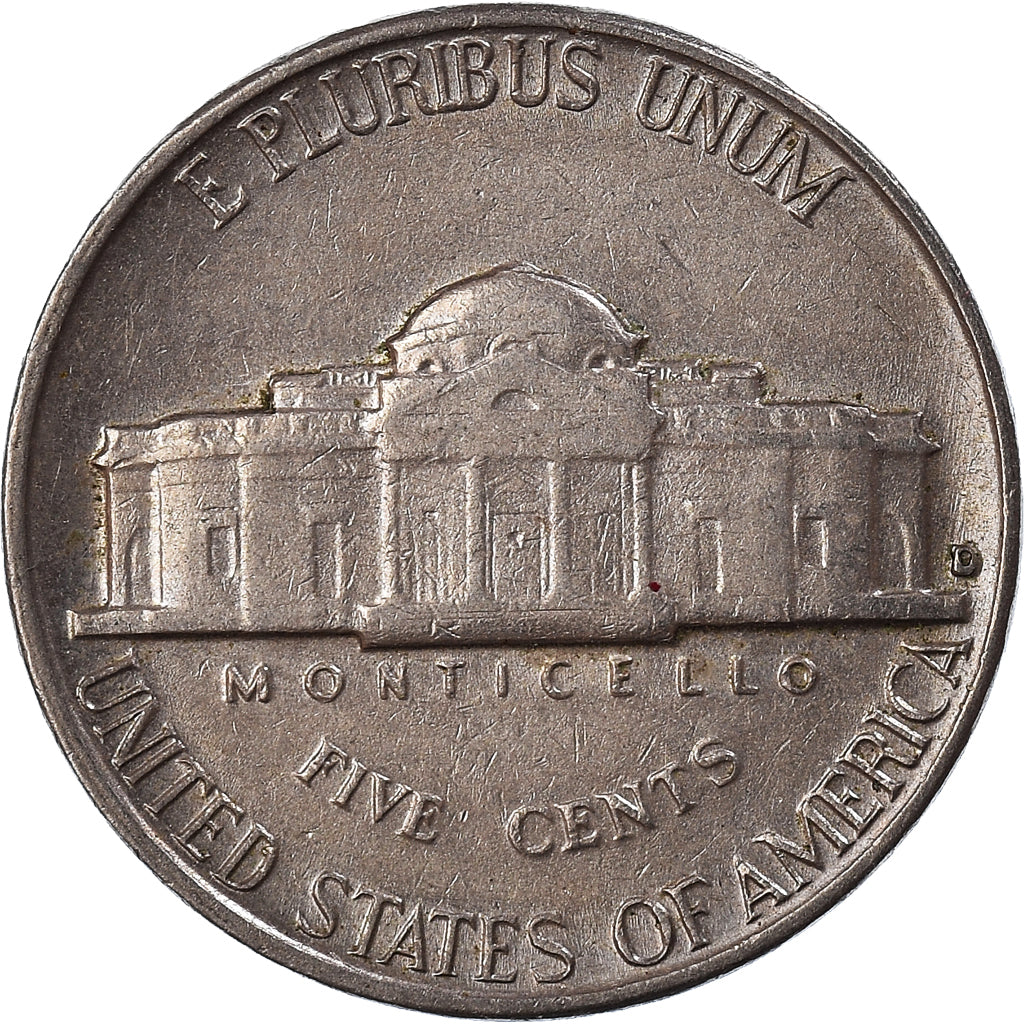 Münze, Vereinigte Staaten, 5 Cents, 1963