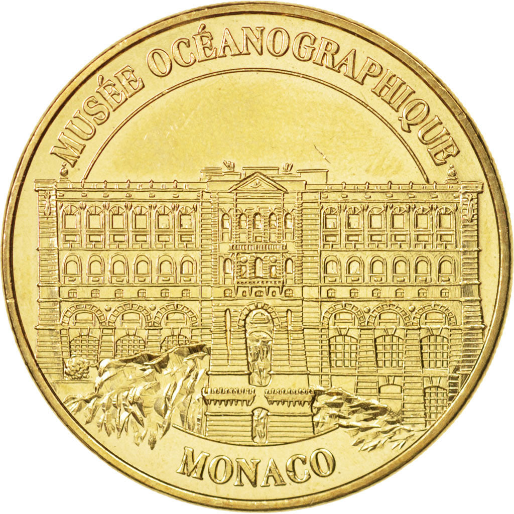 Francja, Token, Żeton turystyczny, 98/ Musée Océanographique - Facade -