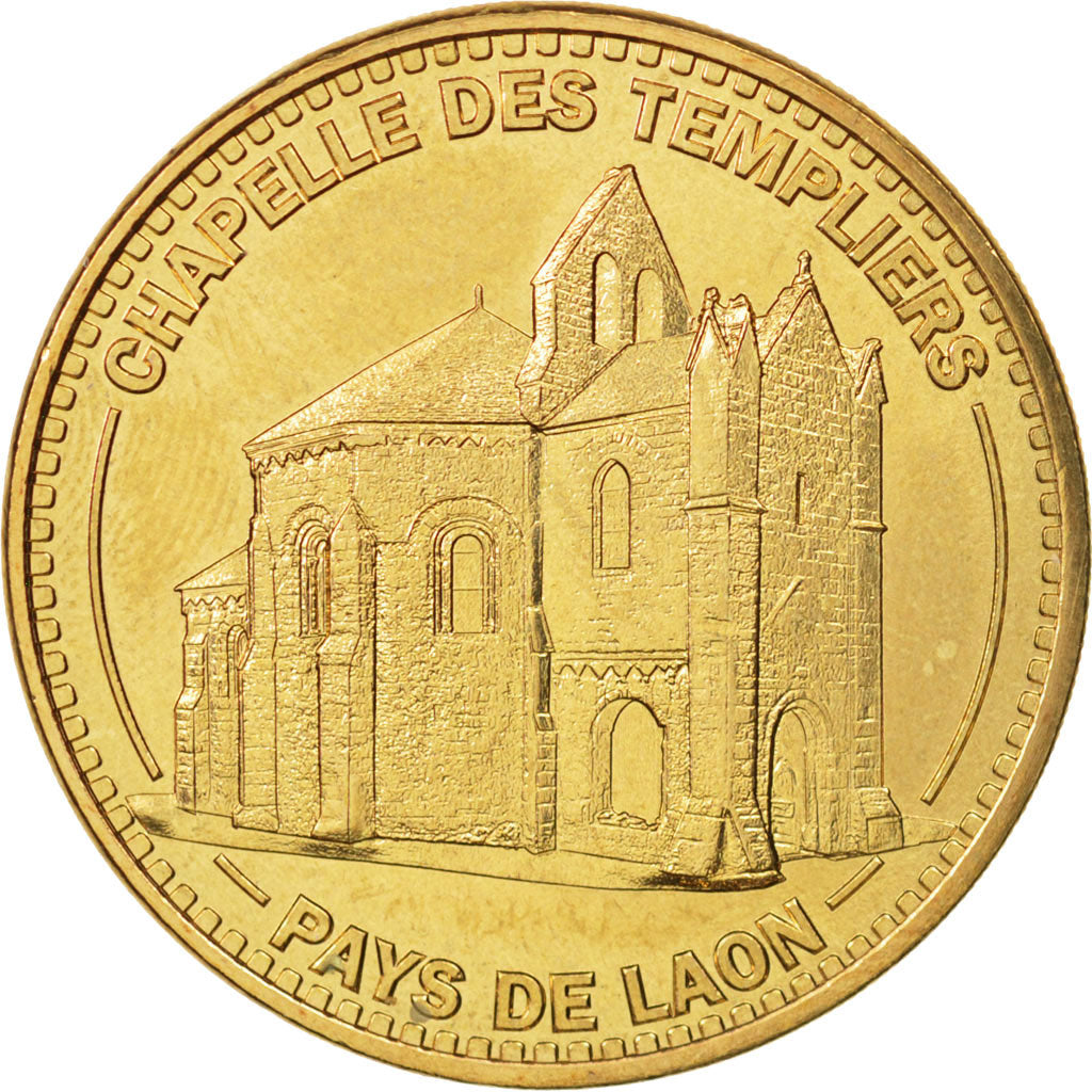 Frankreich, Touristic token, 02/ Chapelle des Templiers, Laon, 2013, MDP