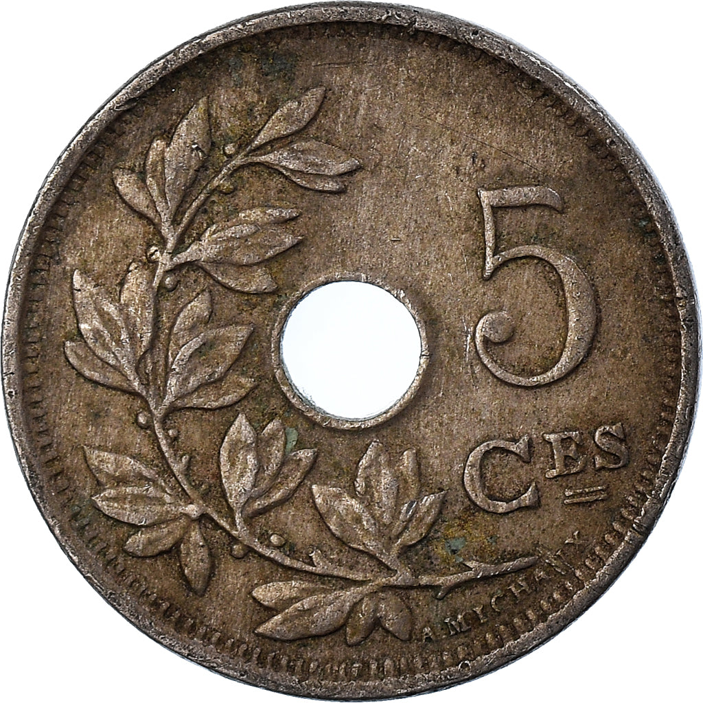 Moneta, Belgio, 5 Centimes, 1920