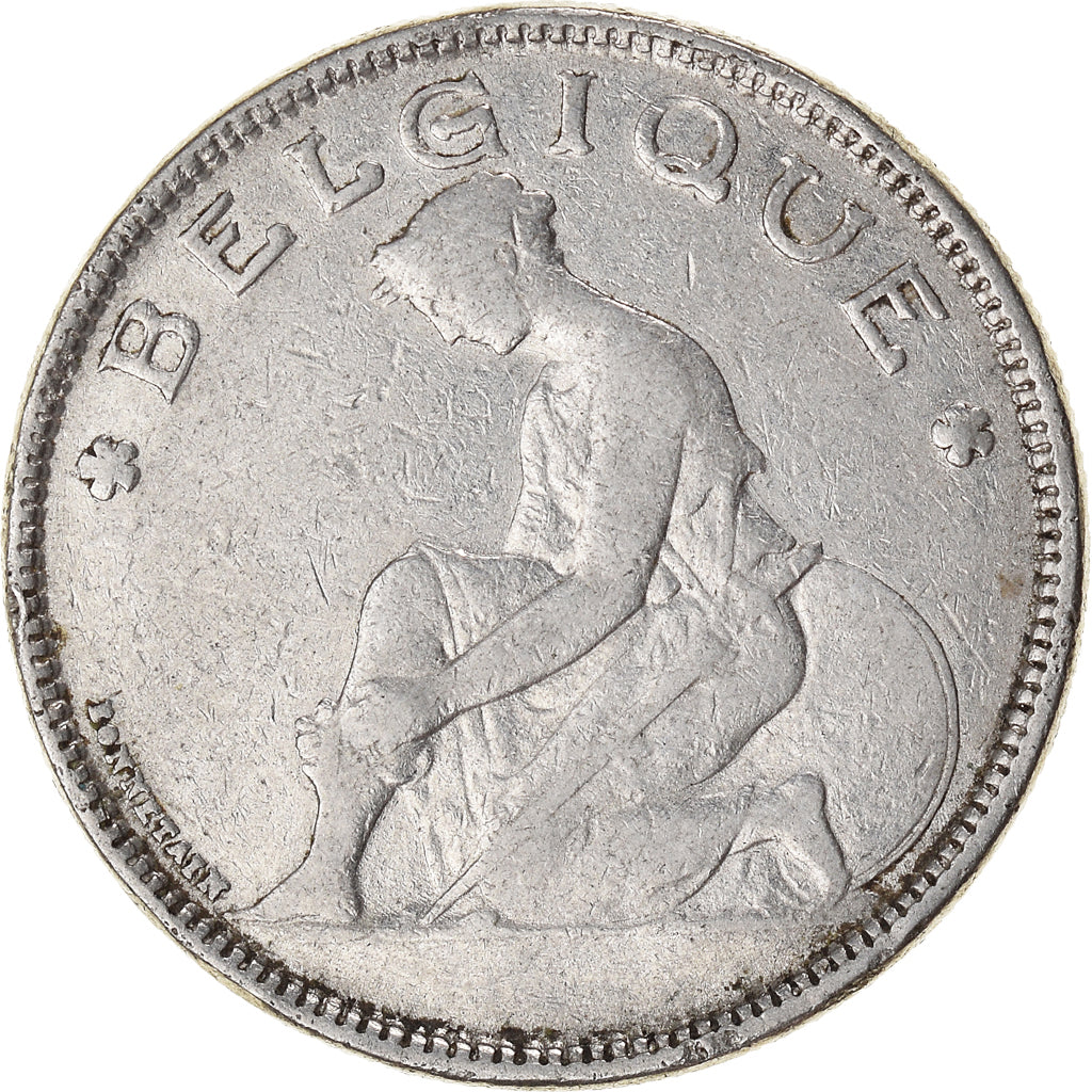 Monnaie, Belgique, 2 Francs, 2 Frank, 1923