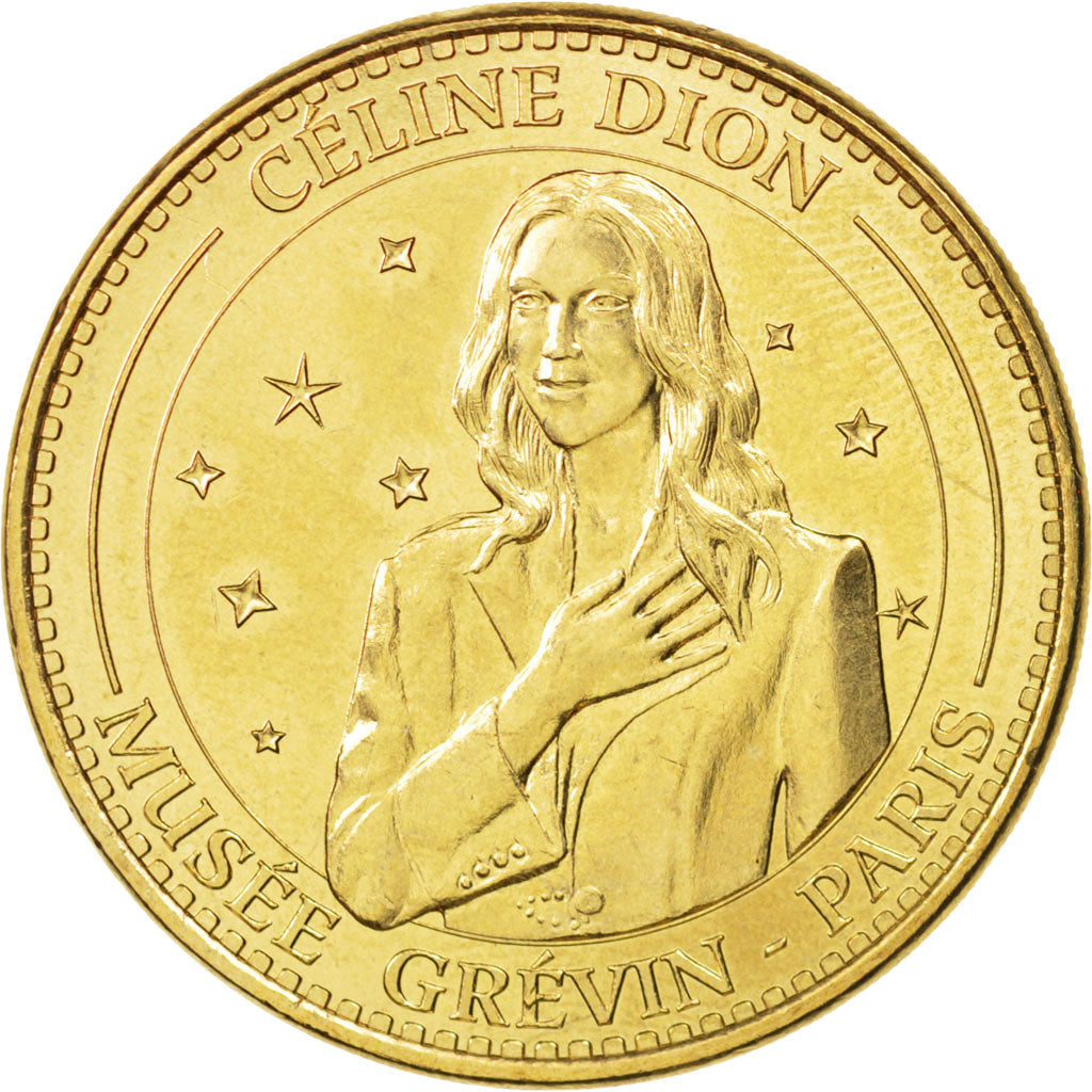 Frankreich, Token, Touristic token, 75/ Paris - Musée Grévin - Céline Dion