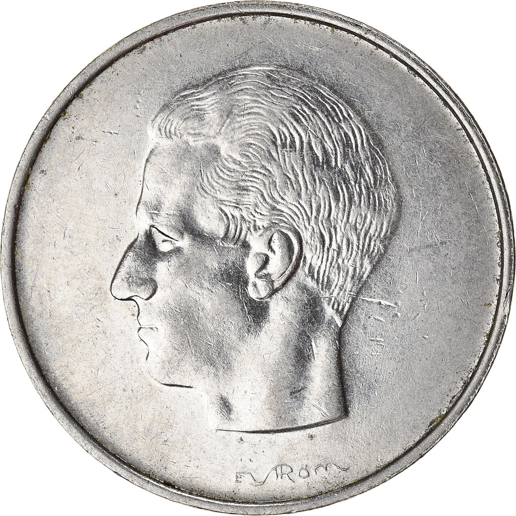 Moeda, Bélgica, 10 Francs, 10 Frank, 1974
