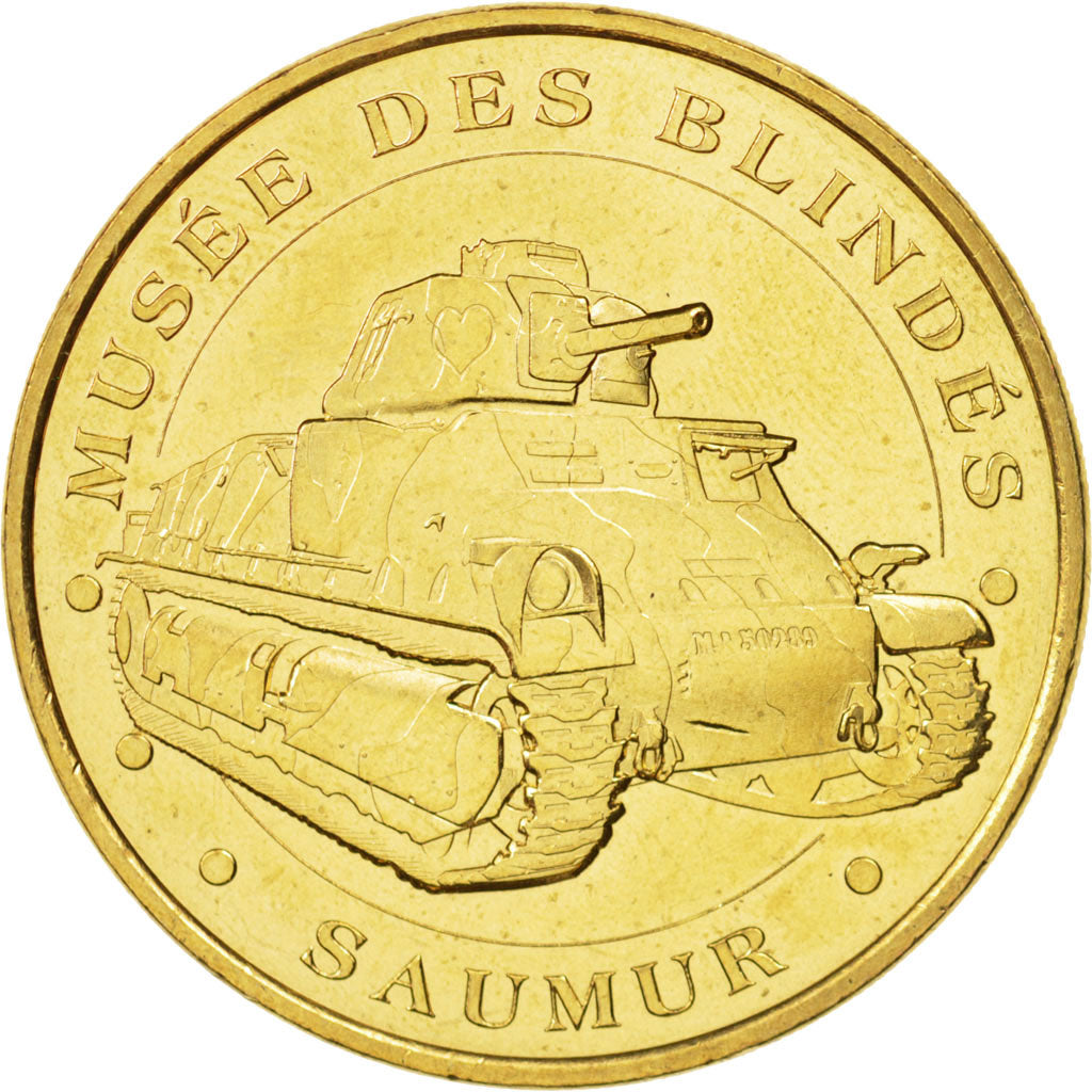 Francia, Token, Touristic token, 49/ Musée des Blindés - Somua S35, Arts &