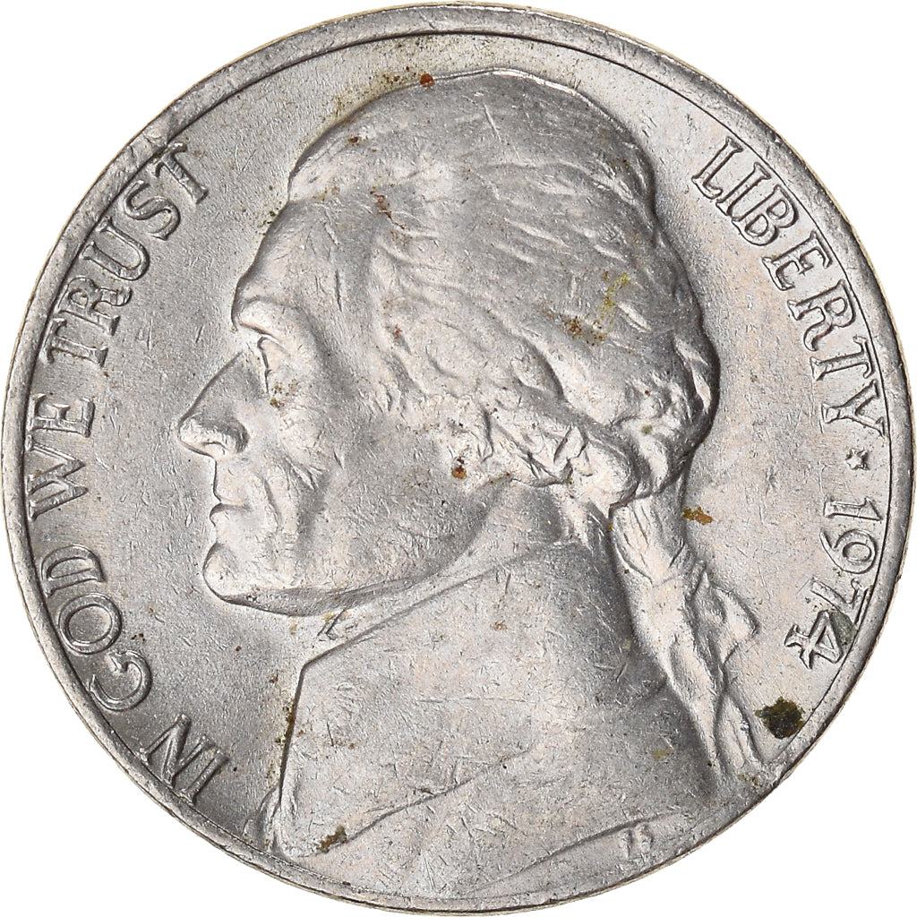 Moneta, Stati Uniti, 5 Cents, 1974