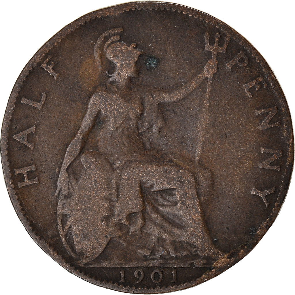 Coin, Great Britain, 1/2 Penny, 1901
