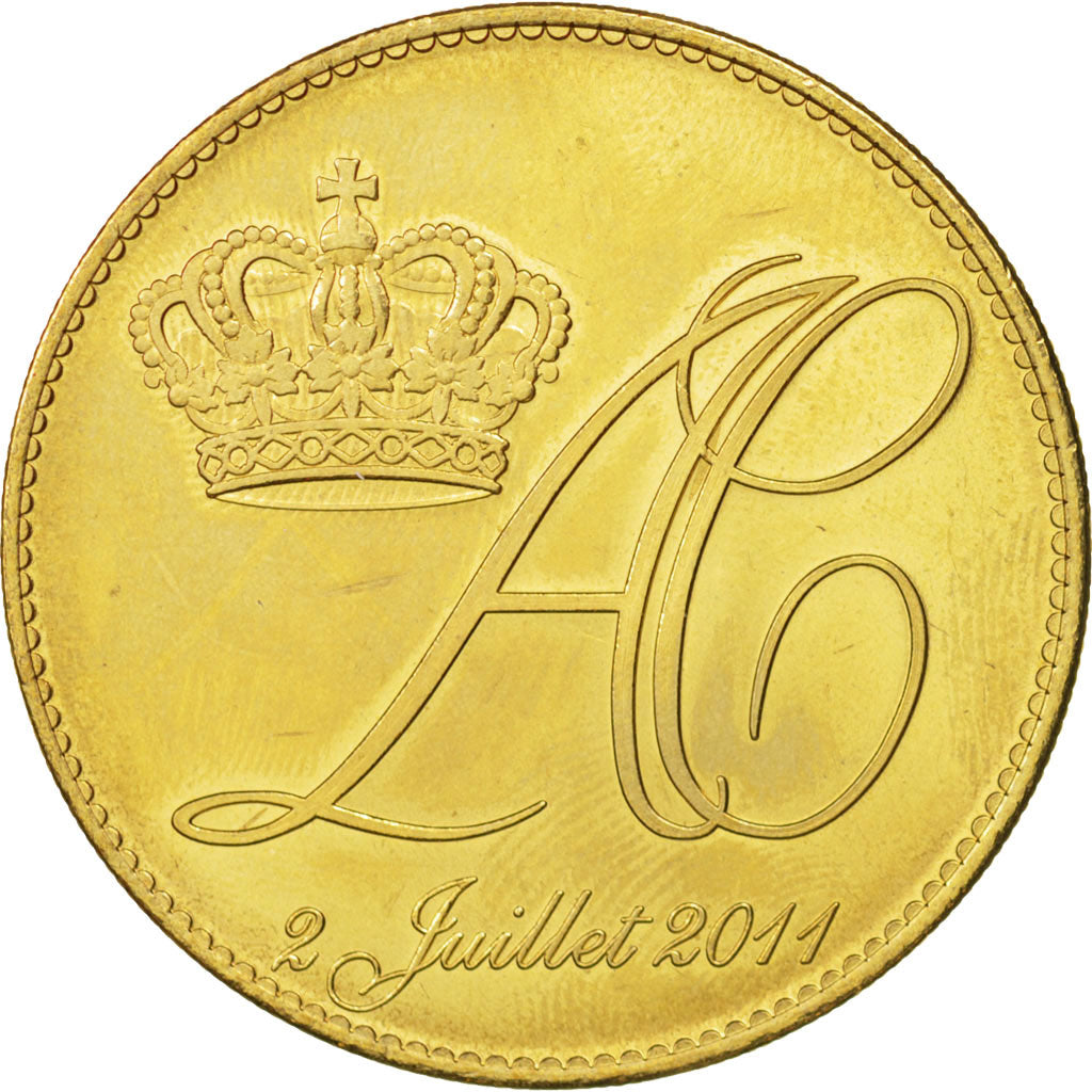 Francia, Token, Touristic token, 98/ Mariage Princier, Monaco, Arts & Culture