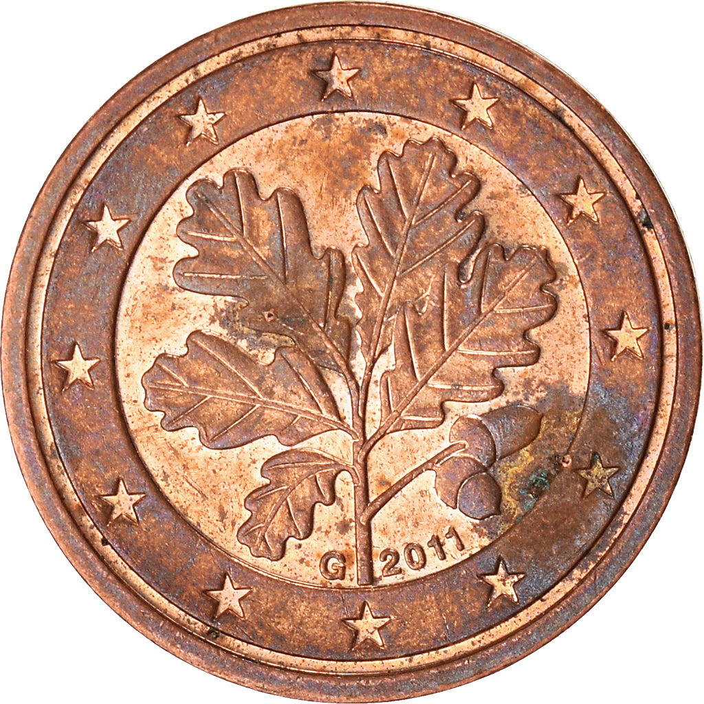 Moneta, Niemcy - RFN, 2 Euro Cent, 2011
