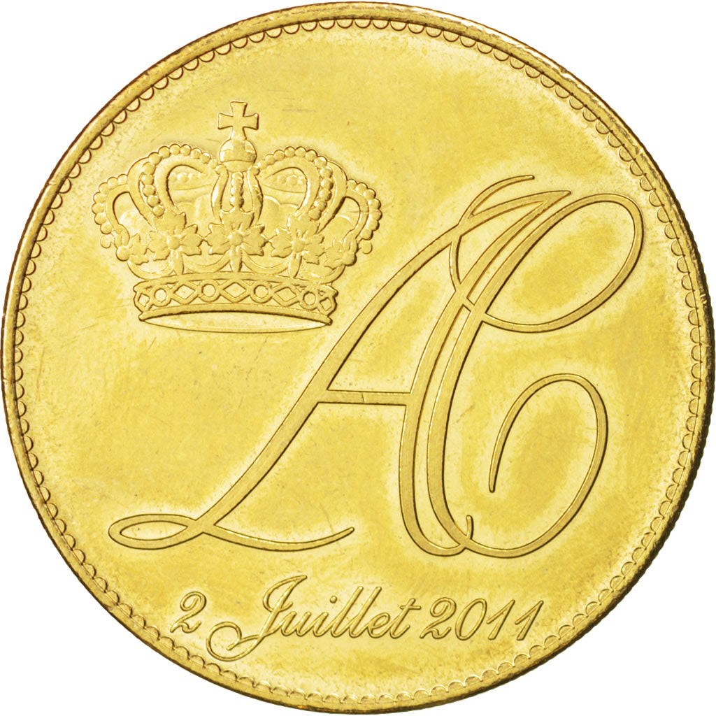 France, Token, Touristic token, 98/ Mariage Princier, Monaco, Arts & Culture