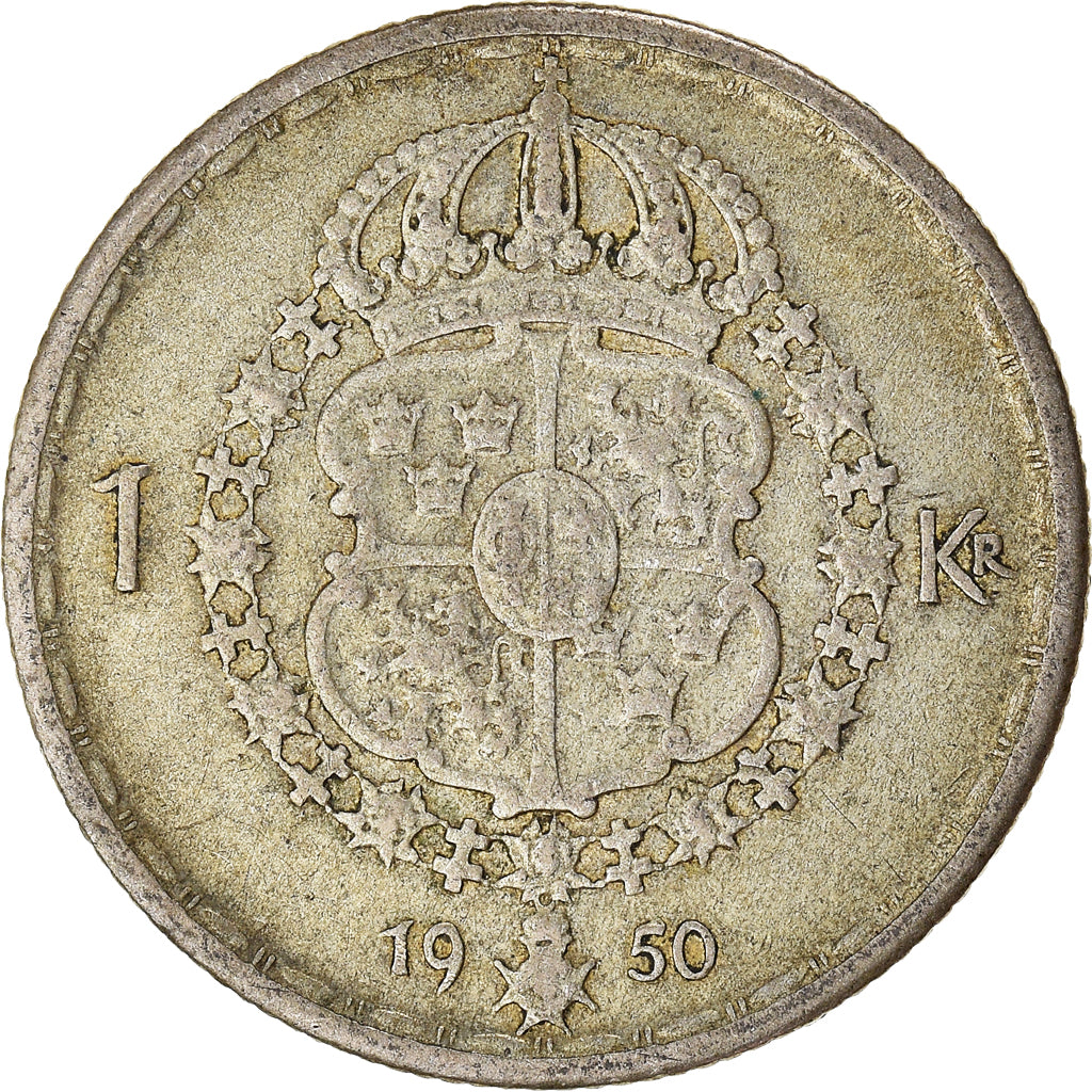Moneda, Suecia, Krona, 1950