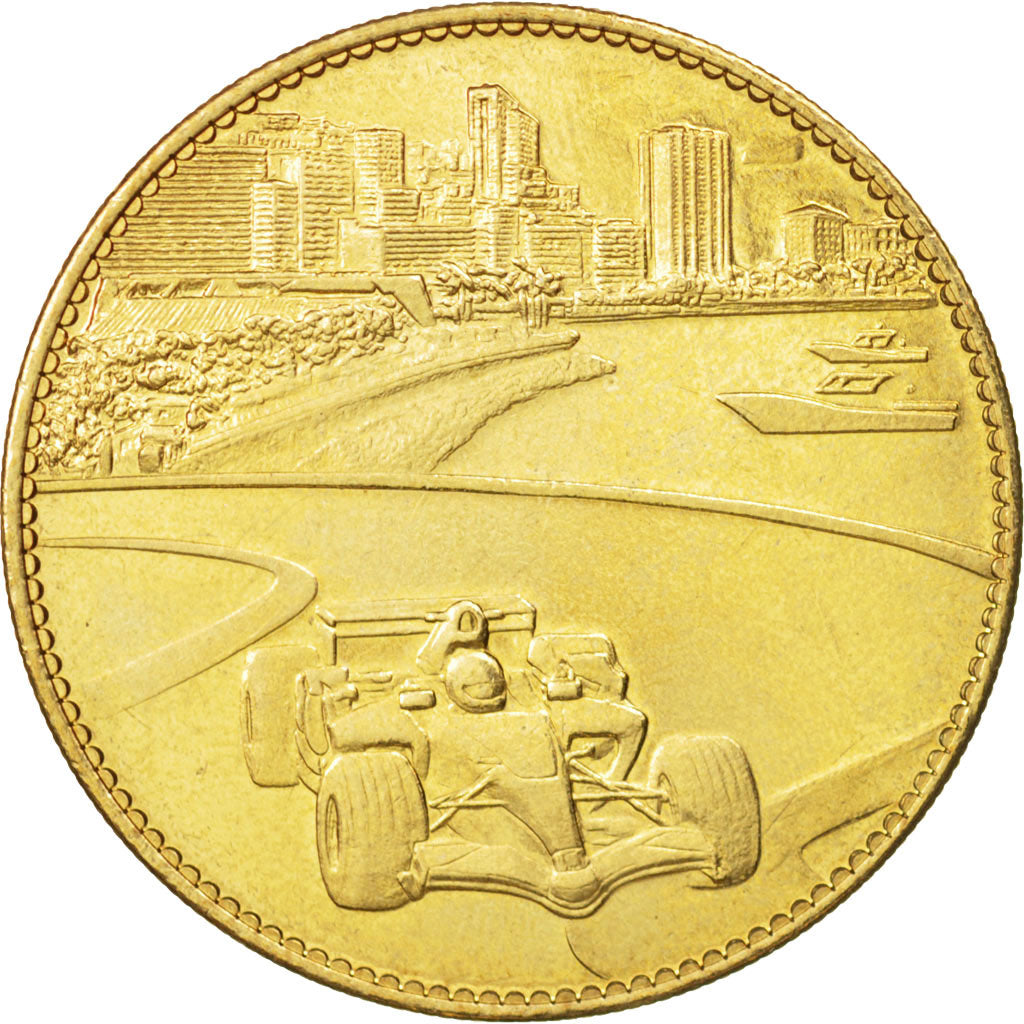 Francia, Token, Touristic token, 98/ Grand Prix, Monaco, Arts & Culture, 2013...