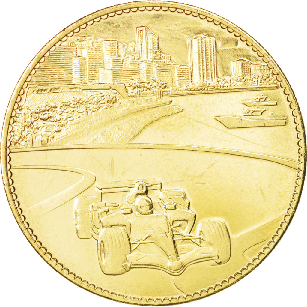 Francia, Token, Touristic token, 98/ Grand Prix, Monaco, Arts & Culture, 2014