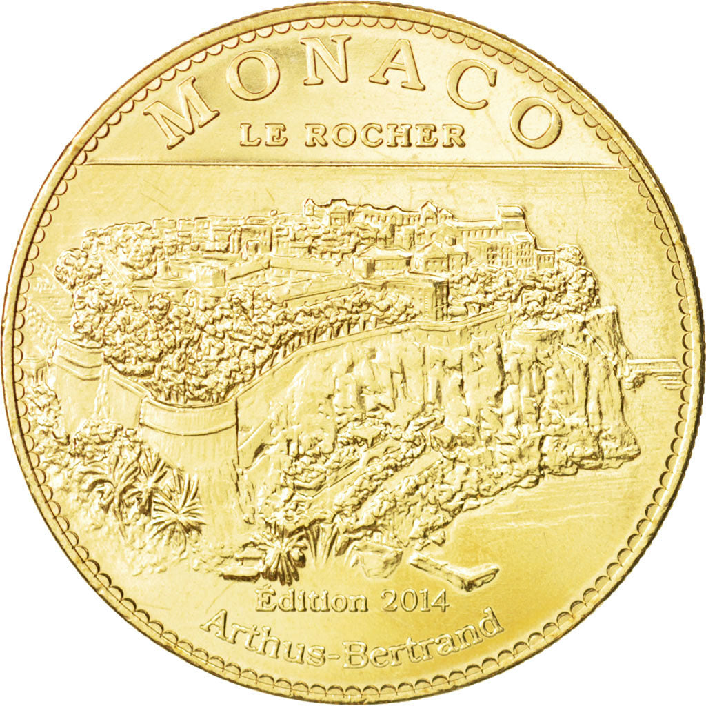 Francia, Token, Touristic token, 98/ Grand Prix, Monaco, Arts & Culture, 2014