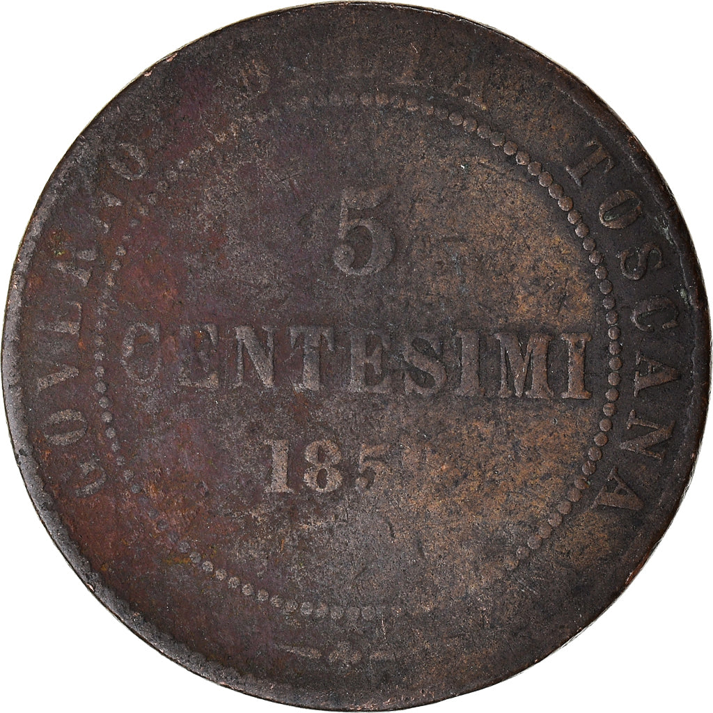 Monnaie, Italie, 5 Centesimi, 1859