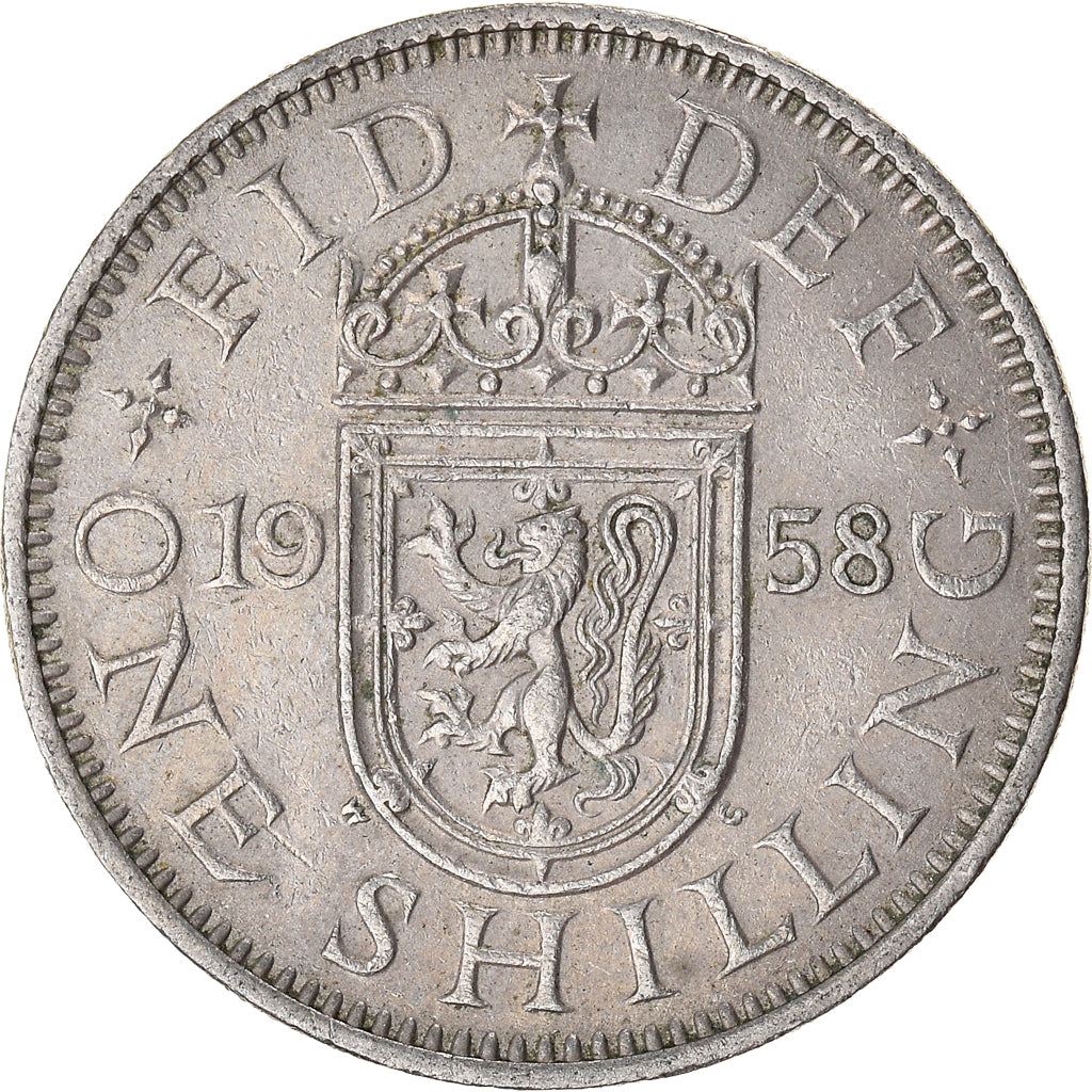 Moneta, Wielka Brytania, Shilling, 1958