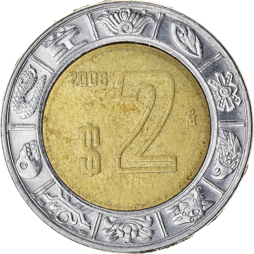 Monnaie, Mexique, 2 Pesos, 2006
