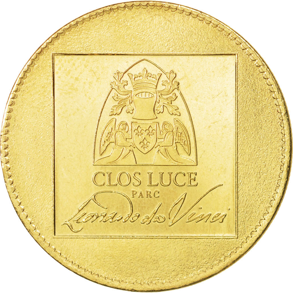 France, Token, Touristic token, 37/ La Joconde - Clos Lucé, Amboise, Arts &