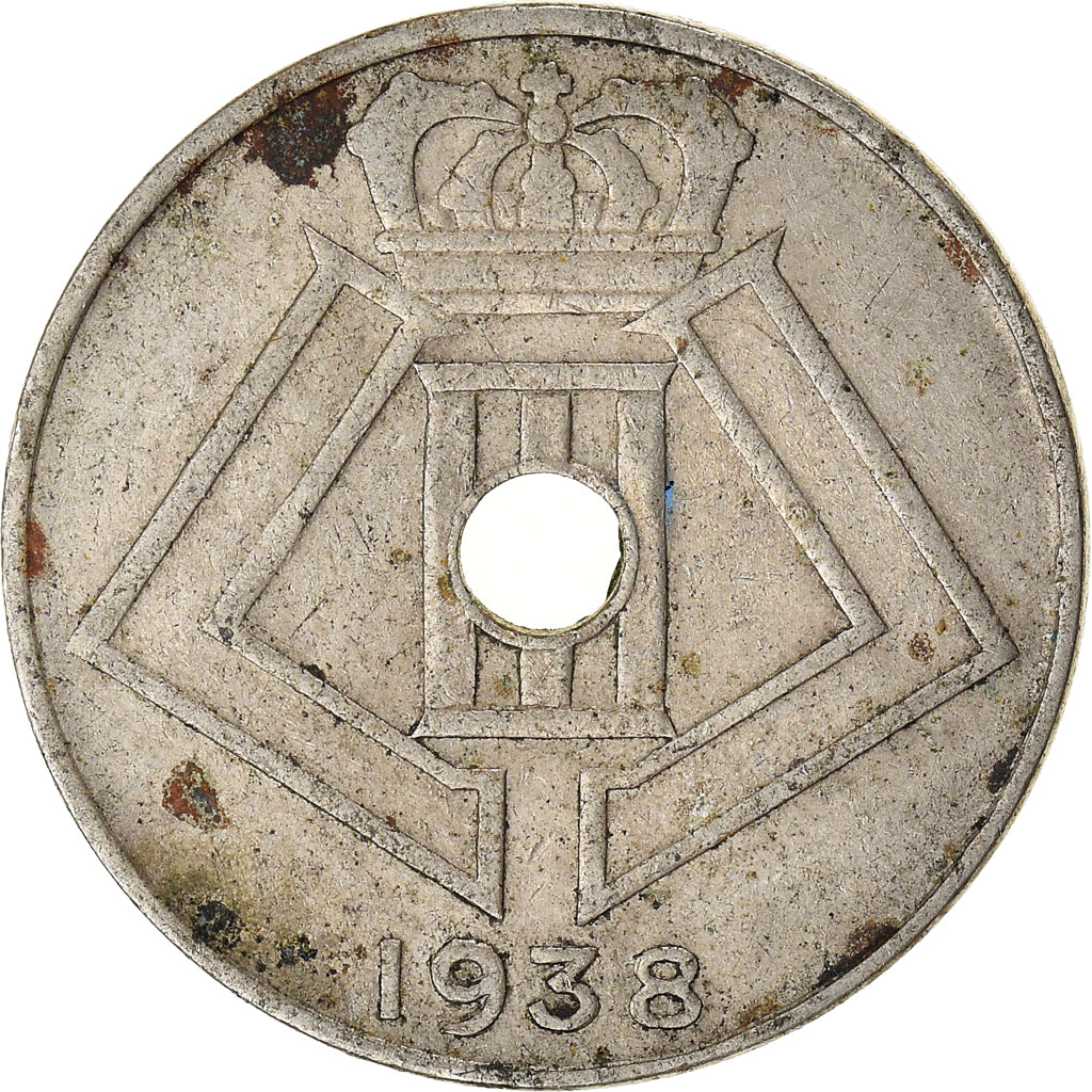 Münze, Belgien, 10 Centimes, 1938