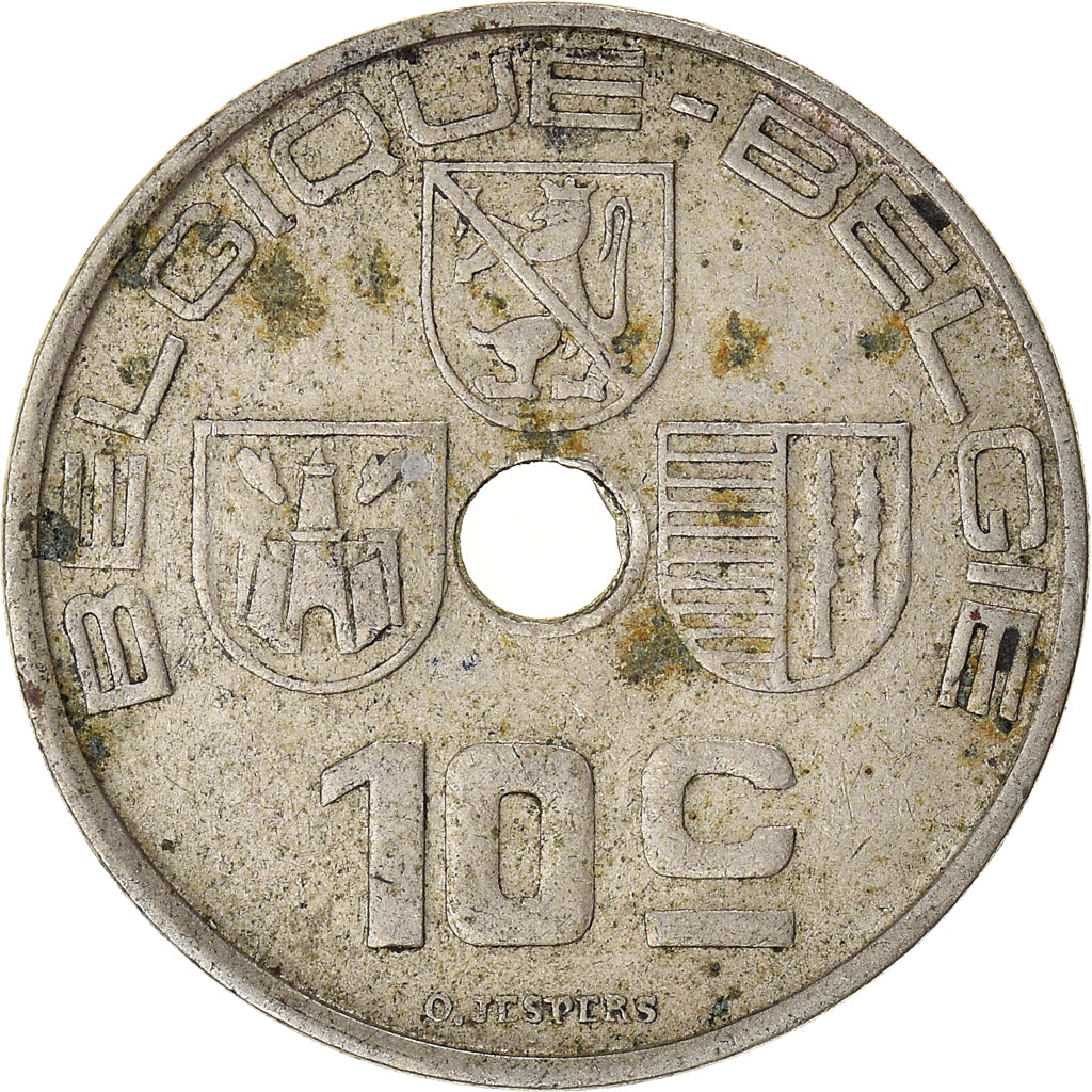 Münze, Belgien, 10 Centimes, 1938