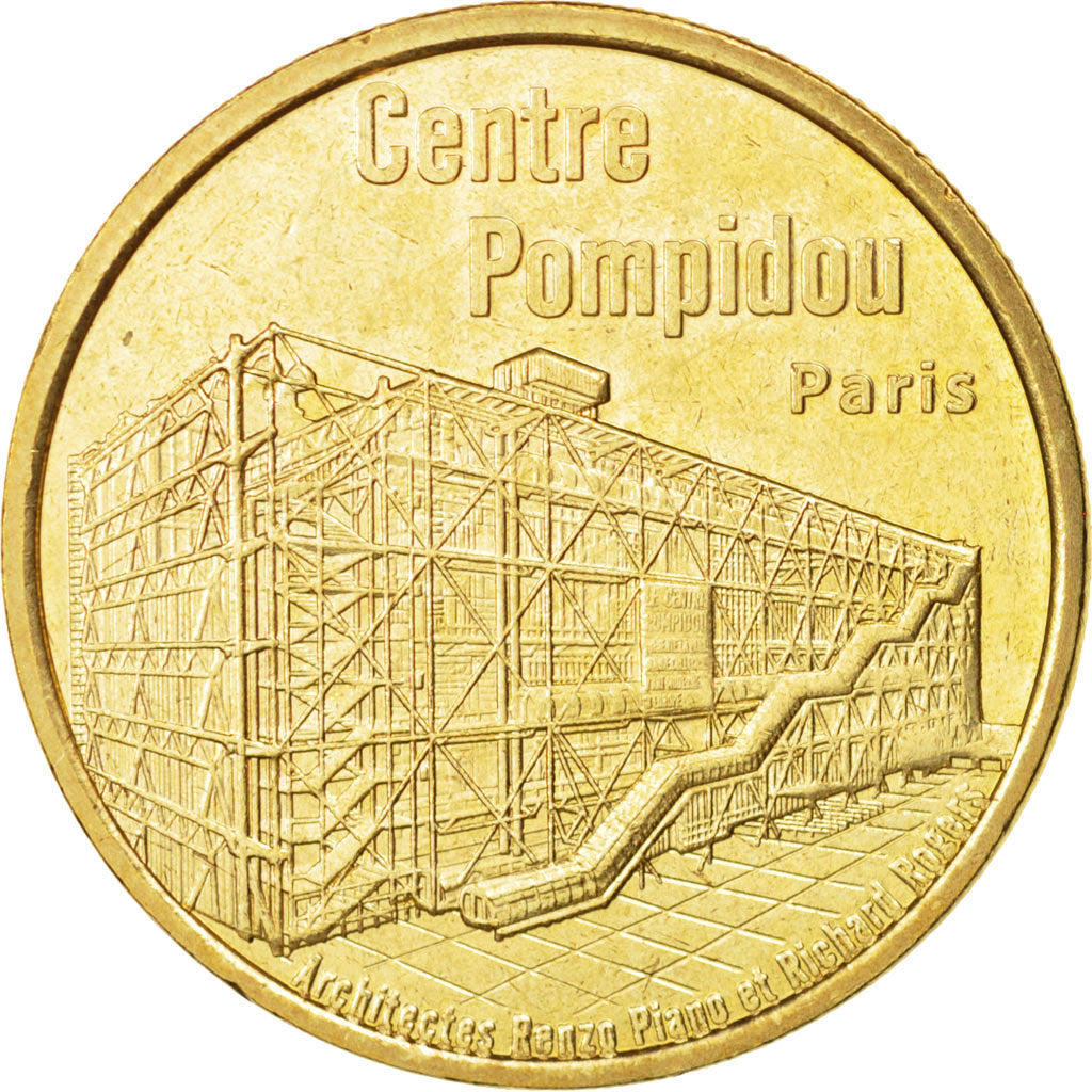 Frankreich, Token, Touristic token, 75/ Centre Pompidou, Arts & Culture