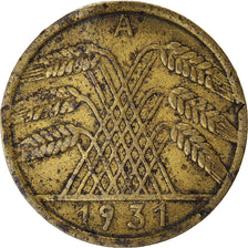 Coin, GERMANY, WEIMAR REPUBLIC, 10 Reichspfennig, 1931