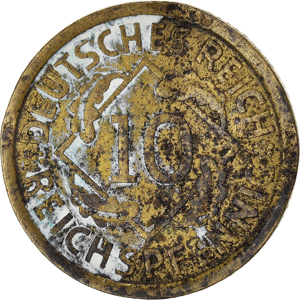 Coin, GERMANY, WEIMAR REPUBLIC, 10 Reichspfennig, 1931
