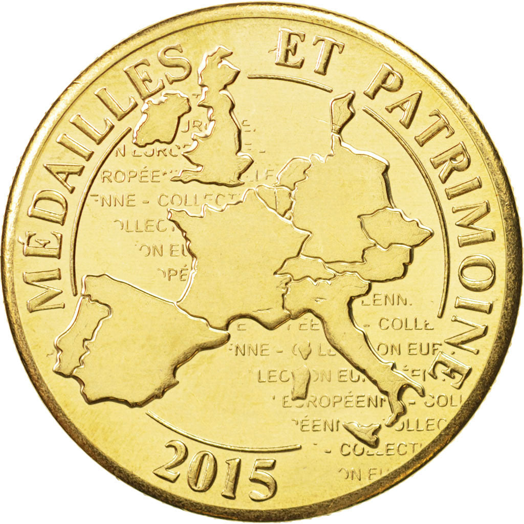 France, Token, Touristic token, Henri II, Arts & Culture, 2015, Médailles et