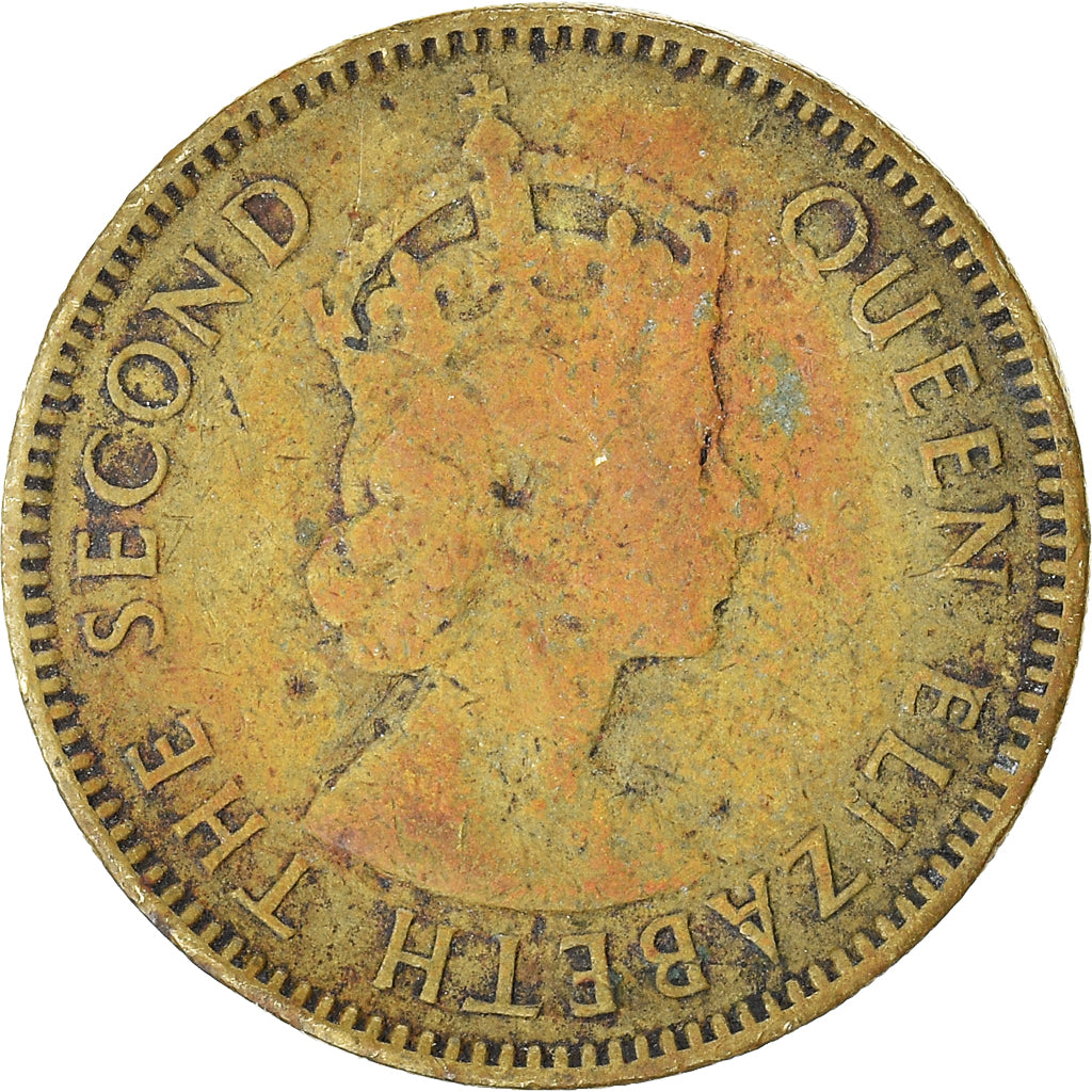 Coin, Hong Kong, 10 Cents, 1959