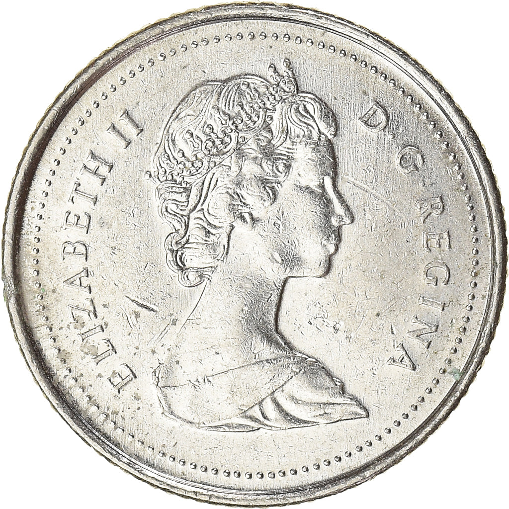 Coin, Canada, 10 Cents, 1989
