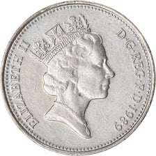 Münze, Großbritannien, 5 Pence, 1989