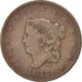 Moneda, Estados Unidos, Coronet Cent, Cent, 1817, U.S. Mint, Philadelphia, BC+