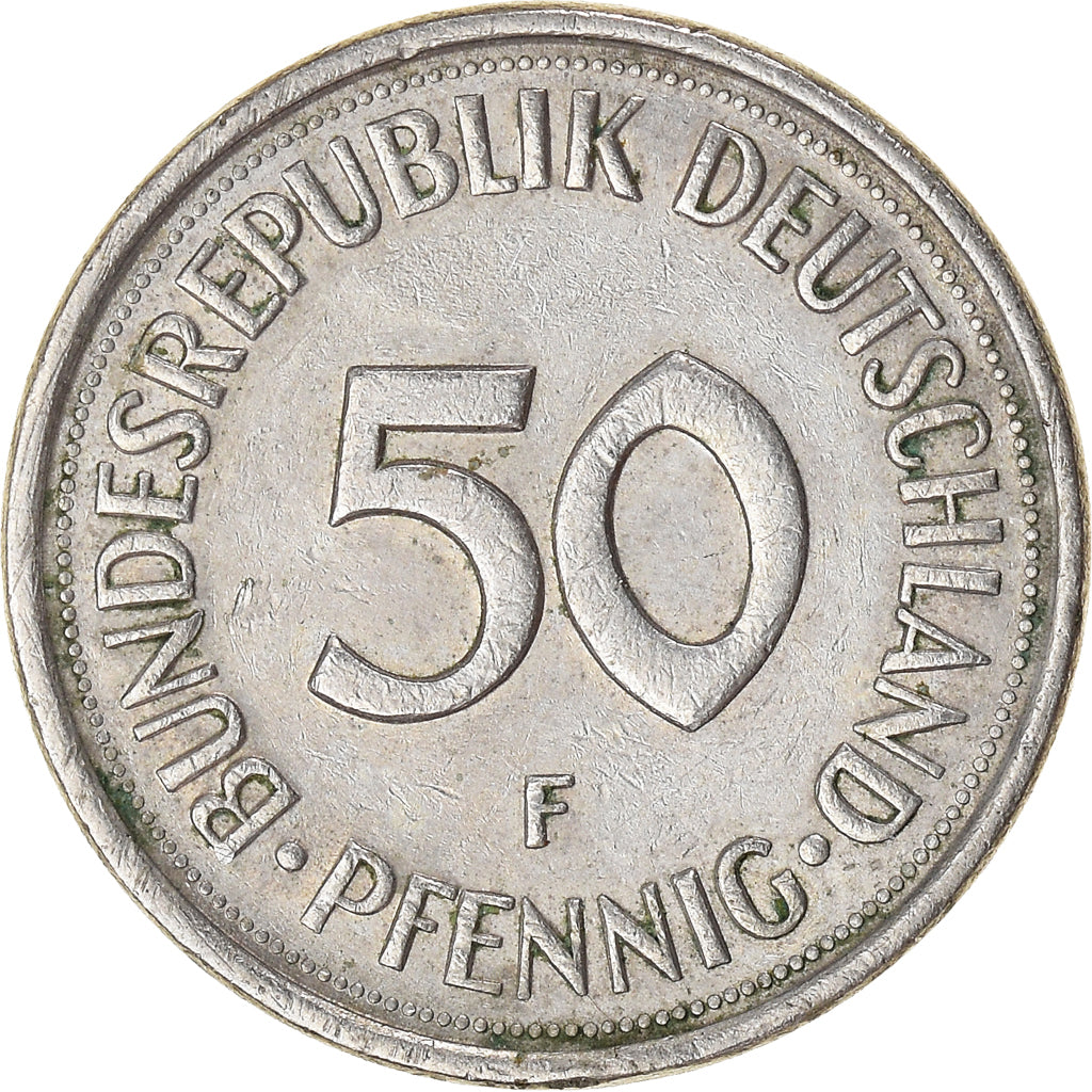 Coin, GERMANY - FEDERAL REPUBLIC, 50 Pfennig, 1978